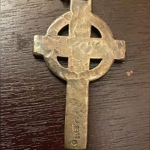 James Avery vintage rare beaten Celtic cross